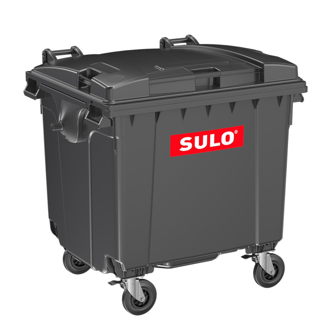 Пластиковый контейнер Sulo 1100 л, серый